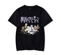 Frieren: Beyond Journey's End Merch T-Shirts à Manches Courtes Garçon Fille Anime Col Rond Tees Tops