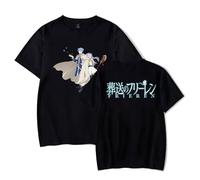 Frieren: Beyond Journey's End Merch T-Shirts à Manches Courtes Garçon Fille Anime Col Rond Tees Tops