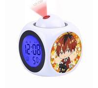 Frieren: Beyond Journey's End Réveil numérique LED Projectio Réveil électronique Fournitures de bureau Manga Merch Enfants Décoration Cadeau