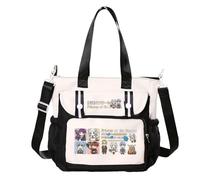 Frieren Sac à bandoulière Anime Frieren/Lointain/Ciel/Stark Sac à main Grand sac à main Aime Merch Sac à bandoulière Sac à provisions Cadeau, Type 18, 28x11x30cm