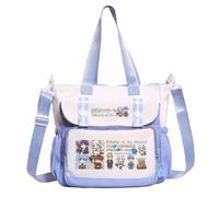 Frieren Sac à bandoulière Anime Frieren/Lointain/Ciel/Stark Sac à main Grand sac à main Aime Merch Sac à bandoulière Sac à provisions Cadeau, Type 13, 28x11x30cm