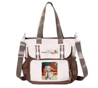 Frieren Sac à bandoulière Anime Frieren/Lointain/Ciel/Stark Sac à main Grand sac à main Aime Merch Sac à bandoulière Sac à provisions Cadeau, Type 06, 28x11x30cm