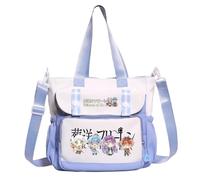 Frieren Sac à bandoulière Anime Frieren/Lointain/Ciel/Stark Sac à main Grand sac à main Aime Merch Sac à bandoulière Sac à provisions Cadeau, Type 15, 28x11x30cm