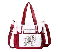 Frieren Sac à bandoulière Anime Frieren/Lointain/Ciel/Stark Sac à main Grand sac à main Aime Merch Sac à bandoulière Sac à provisions Cadeau, Type 02, 28x11x30cm
