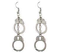 FRIES Boucles d'oreilles menottes police coop accessoire carnaval