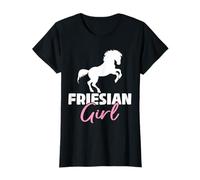 Friesian Girl Funny Neigh Horse Lovers Riding Horse Lovers T-Shirt