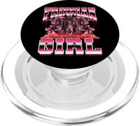 Friesian Girl Horse Girl Equitation Équitation Années 90 PopSockets PopGrip pour MagSafe