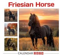Friesian Horse Calendar 2026: Flowing Manes and Powerful Frames in Motion