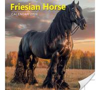 Friesian Horse Calendar 2026: Flowing Manes and Powerful Frames in Motion