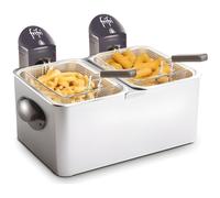 Frifri Friteuse électrique semi-professionnelle double F1998 Inox