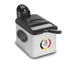 FRIFRI FRANCE F4528DUO Pro Design Friteuse, 2800 W, 4.5 liters, Gris