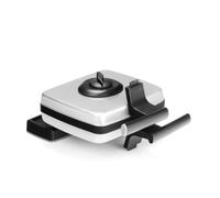 frifri - Gaufrier Héritage Cool Touch Gris 1200W Avec Plaques Amovibles Antiadhésives en Fonte d'Aluminium, Thermostat et Fonction Rotative, Sécurité Enfants, Compatible Lave-Vaisselle