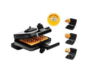 frifri - Gaufrier/machine à croque-monsieur - 1.2 kWatt - noir