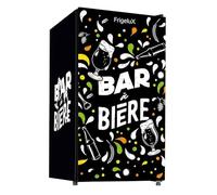 FrigeluX Bar à bière porte en verre BAB89NEG 88 Litres
