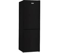 FrigeluX RC168NE : réfrigérateur combiné noir 157 L compact, Low-Frost, portes réversibles, classe E, silencieux 39 dB