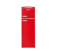 Réfrigérateur-congélateur Frigelux Retro Vintage RFDP246RRA++ - congélateur haut - 55x57.5x166.5 cm (lxpxh) - 246 litres - classe E - rouge