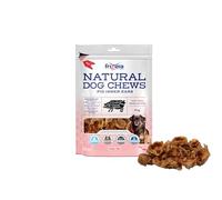 Frigera Lobes d'oreilles de Porc 250g - Friandises Naturelles et Riches en protéines pour Chiens, sans Gluten ni céréales