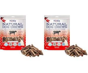 Frigera Morceaux de Nerf de Boeuf 500g - Friandises Naturelles et Riches en protéines pour Chiens, sans Gluten ni céréales, Snacks de qualité sans additifs (Lot de 2)