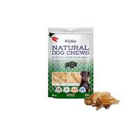 Frigera Oreilles de Buffle avec Lobe 250g - Friandises Naturelles et Riches en protéines pour Chiens, sans Gluten ni céréales, Snacks de qualité sans additifs