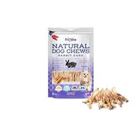 Frigera Oreilles de Lapin 250g - Friandises Naturelles et Riches en protéines pour Chiens, sans Gluten ni céréales, Faible Odeur, favorisent Une Digestion Saine