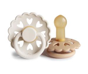 FRIGG Fairytale Size 2:6-18 months tétine The Ugly Duckling/The Emperor´s New Clothes 2 pcs