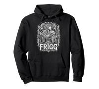 Frigg, Mère du Destin, déesse Viking Nordique, Runes Sweat à Capuche
