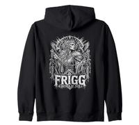 Frigg, Mère du Destin, déesse Viking Nordique, Runes Sweat à Capuche