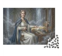 Frigg - Mythologie Nordique Puzzle 1000 Pièces Adultes Et Enfants,Jeu Éducatif,Dès 14 Ans,Déco Murale,Défi,Premium,Carton,Anti-Stress,Détente,Casse-tête,Cadeau 38x26cm