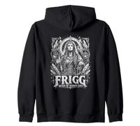 Frigg of Hidden Fate Rune Heavymetal Sweat à Capuche