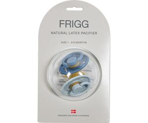 Frigg Rope Duo Sucettes +0 Mois Latex Taille 1 Ocean Et Powder Blue 2 Pièces