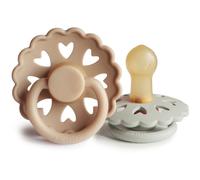 FRIGG Round Latex The Emperors New Clothes/Clumsy Hans tétine Size 1 2 pcs