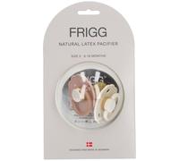Frigg Daisy Duo Sucettes +6 Mois Latex Taille 2 Biscuit Et Cream 2 Pièces
