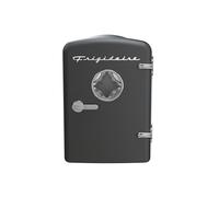Frigidaire EFMIS171-BLACK Mini réfrigérateur portable rétro idéal pour la maison, le bureau ou la chambre à coucher avec support actif sur le dessus avec poignée
