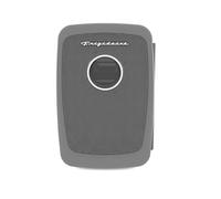 Frigidaire Mini Réfrigérateur Personnel 4L - Six Canettes de 300ml - Portable et Compact - Prise AC et Chargeur de Voiture 12V - Gris - Haut-parleur Bluetooth intégré