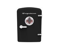 Frigidaire Mini réfrigérateur personnel rétro portable pour voiture, bureau, dortoir ou cabine, 11,8 "D x 10,1 "H, noir