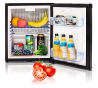 Frigo 220V 12V-30L-SMETA-Frigo Camping car-avec Serrure-pour Camping car, Caravane, Camion, Hôtel, Bureau et Chambre-Noir-0-10℃