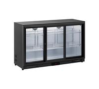 Frigo à boissons - 318 l - Royal Catering - Acier peint par poudrage, noir RC-BC009