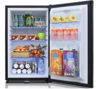 Frigo Camping Car-Frigo 12V 220V-SMETA--50L- Frigo Caravane avec Serrure pour Chambre Hôtel Bureau Voiture Van Aménagé Fourgon