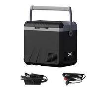 Frigo Camping Mini Congelateur Pas Cher Glaciere Electrique Voiture 18 L Affichage Numérique Verrouillage Par Pression Avec Poignée Et Porte-gobelet -20 À 20℃