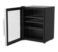 cozze® Réfrigérateur d'extérieur avec cadre en acier inoxydable (60 litres), réfrigérateur pour boissons d'extérieur pour le jardin, mini réfrigérateur pratique pour cuisine extérieure, cuisine de