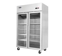 Frigo Professionnel Vitré Tropicalisé 2 Portes 1300 Litres