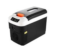 Frigo Voiture Mini Congelateur Pas Cher Glaciere A Compression 12 V/24 V/220 V Numérique Réfrigération Rapide for Maison Camion Voiture Et Camping 12 L(Brown)