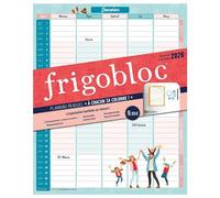 FRIGOBLOC - À CHACUN SA COLONNE (de janv. à décembre 2026) L'organisation familiale sur mesure - Collectif - Play Bac Eds - broché - Calendrier
