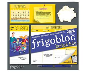Frigobloc Hebdomadaire 2024 Budget futé (de sept. 2023 à déc. 2024)