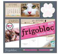 Frigobloc Hebdomadaire 2025 Chats (de sept. 2024 à déc. 2025) - sept.24/dec.25 - Collectif - Play Bac Eds - Calendrier