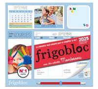 Frigobloc Hebdomadaire 2025 Montessori (de sept. 2024 à déc. 2025) - sept.24-dec.25 - Collectif - Play Bac Eds - Calendrier