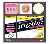 Frigobloc Hebdomadaire 2025 Simplissime (de sept. 2024 à déc. 2025) - sept.24 a dec.25 - Jean-François Mallet - Play Bac Eds - Calendrier