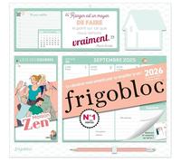 Frigobloc Hebdomadaire 2026 Maison Zen (de sept. 2025 à déc. 2026)