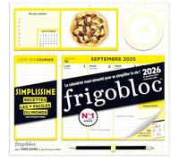 Frigobloc Hebdomadaire 2026 Simplissime (de sept. 2025 à déc. 2026)