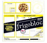 Frigobloc hebdomadaire 2026 simplissime de sept. 2025 à déc. 2026 pour une organisation claire et minimaliste